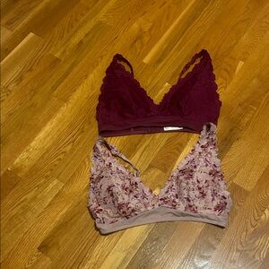 Jessica Simpson lacy bralettes size large